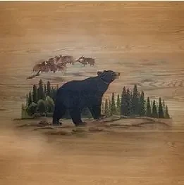 DL Collections End Tables- Bear – 22″ x 24″ x 24″H