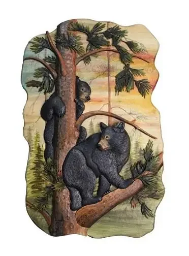 DL Collections WL300 Series Wall Art – Bear Play – 20″ x 32″