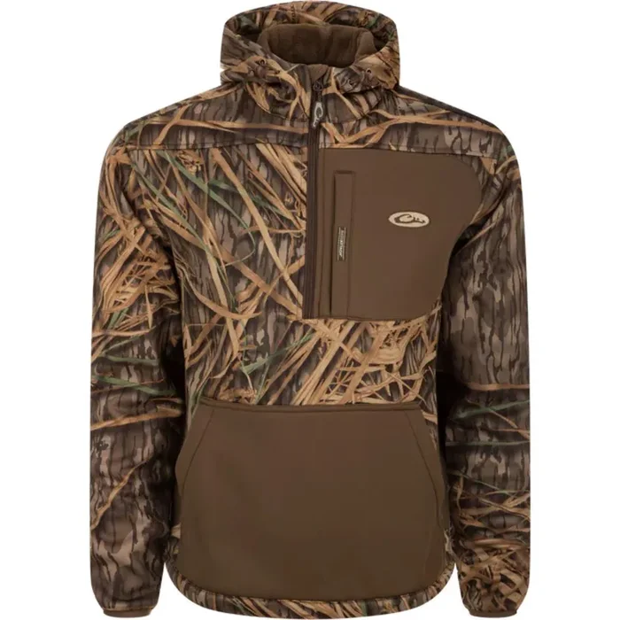 Drake Waterfowl Men‘s MST Endurance Hoodie With Kangaroo Pouch – Mossy Oak Original Shadow Grass – M