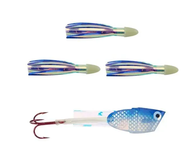 Dreamweaver Cut Bait Meat Head Rig – UV Blue Glow