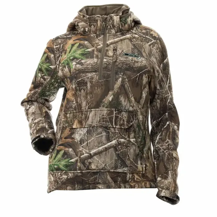 DSG Outwear Women‘s Breanna 2.0 Fleece Pullover – Realtree Edge – M