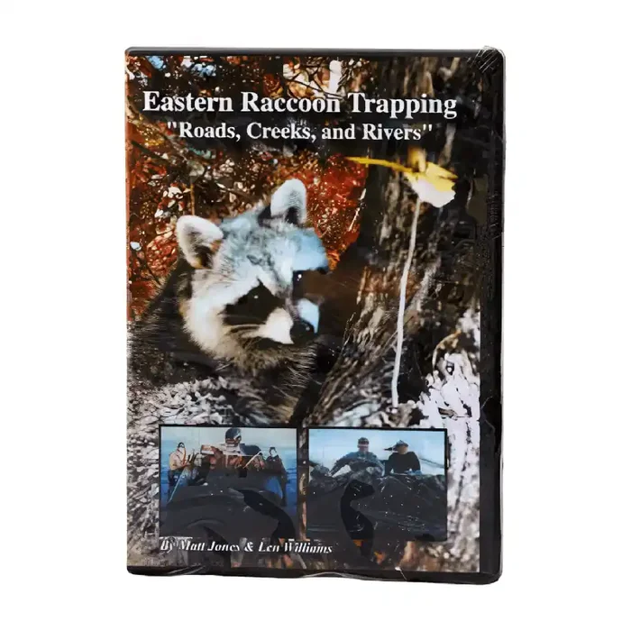 Eastern Raccoon Trapping – Roads, Creeks & Rivers -DVD