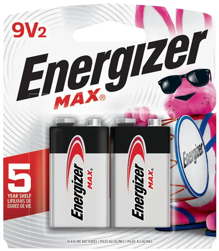 Energizer 522bp2 Max 9v Battery Alkaline 9.0 Volts Qty 24 2 Pk – 522BP2
