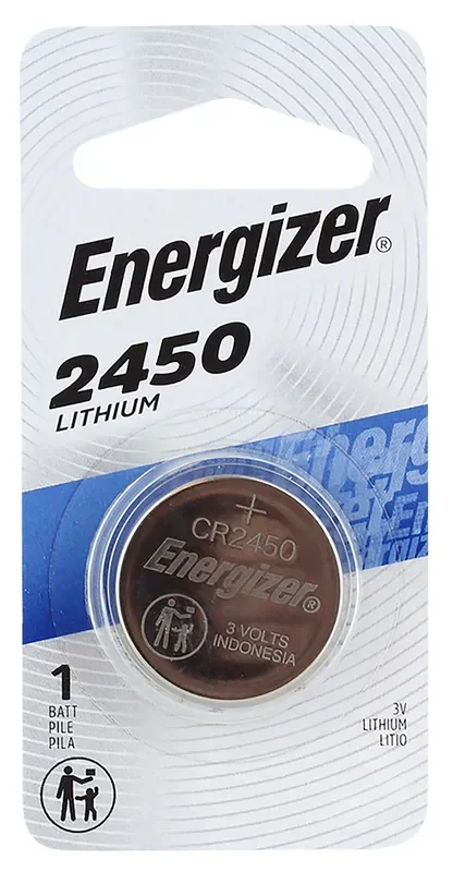 Energizer Ecr2450 2450 Battery Silver Lithium Coin 3.0 Volts 620 Mah Qty 72 Single Pack – ECR2450