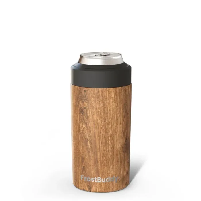 Frost Buddy Universal Buddy – Universal Can Cooler – Standard – Wood Grain
