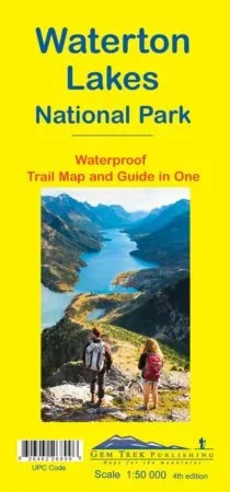 GemTrek Waterton Lakes National Park Trail Map 4 Edition