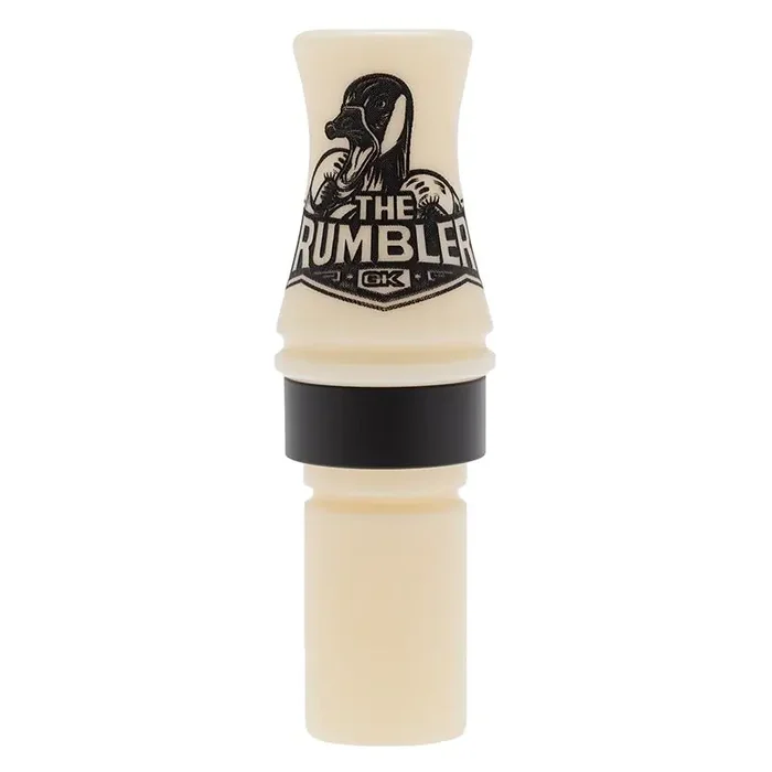 GK Calls “THE RUMBLER” Goose Call – Ivory/Matte Black