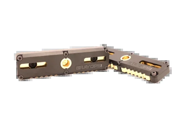Gray Ops Hybrid M-Lok Weight – Brass