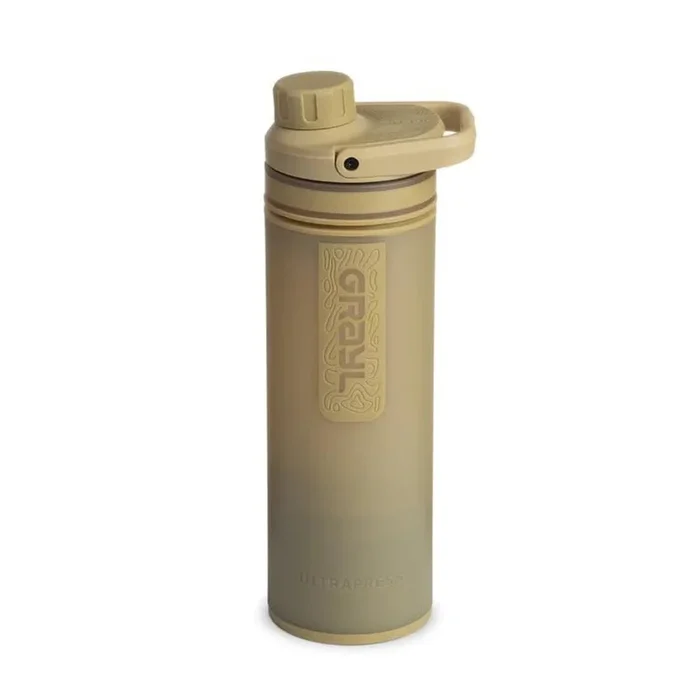 Grayl 16 OZ Ultrapress Water Purifier – Desert Tan