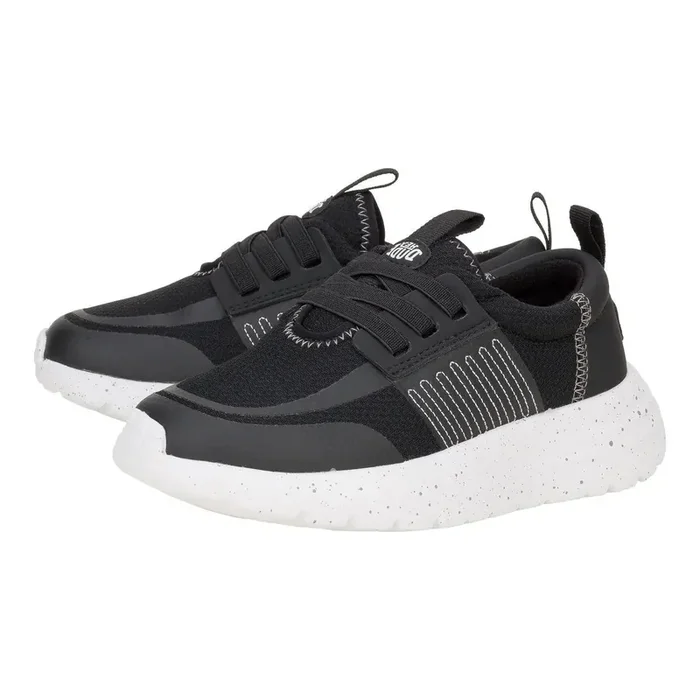 Hey Dude Boys‘ Sirocco Play Varsity Casual Shoes – Black – 12