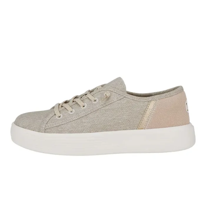 Hey Dude Women‘s Cody Heathered Knit Mesh Sneakers – Light Grey – 7