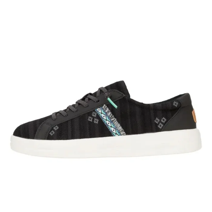 Hey Dude Women‘s Karina Cottage Crochet Shoes – Black – 9