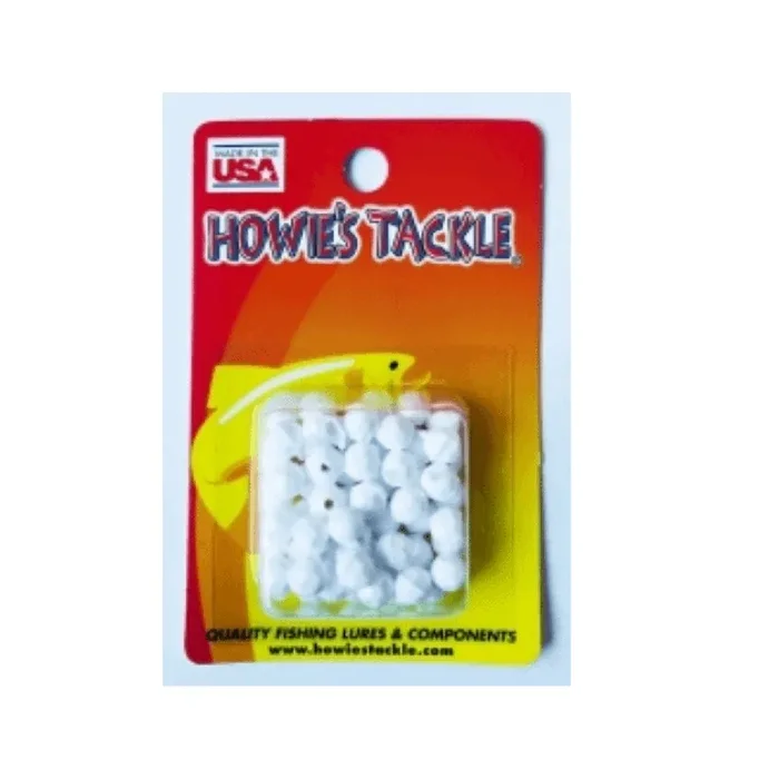 Howie‘s Tackle Howie‘s Round Beads – 6 – White