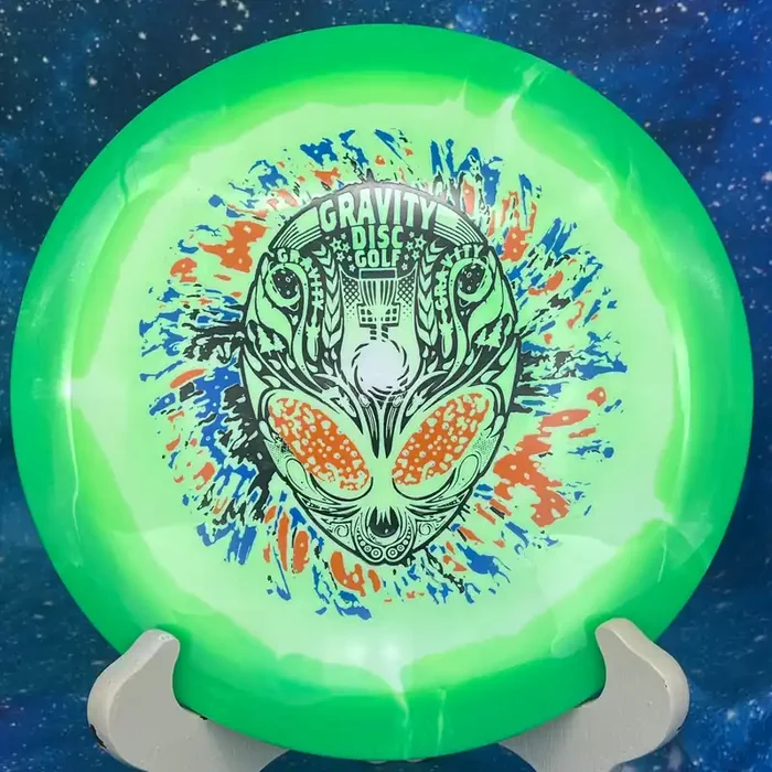 Infinite Discs – Aztec – Halo S-Blend – Neon Alien Head – Special Edition 3-Foil Stamp