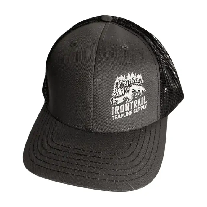 IronTrail Fox Trucker Hat – Gray/Black
