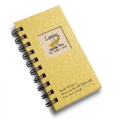 Journals Unlimited Journal – Mini (3 x 5.5) – Yellow Camping