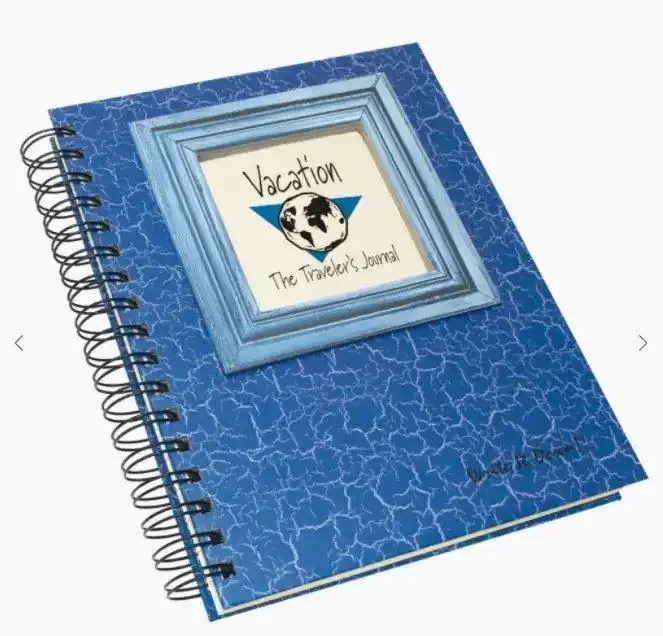 Journals Unlimited Journal – Standard (7.5″ x 9″) – Blue – Vacation Journal
