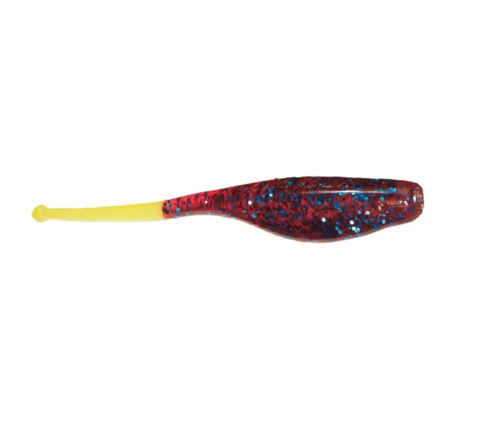 K Wigglers – Ball Tail Shad – 5in 7pk Plum/blu Flk/cht – 97784