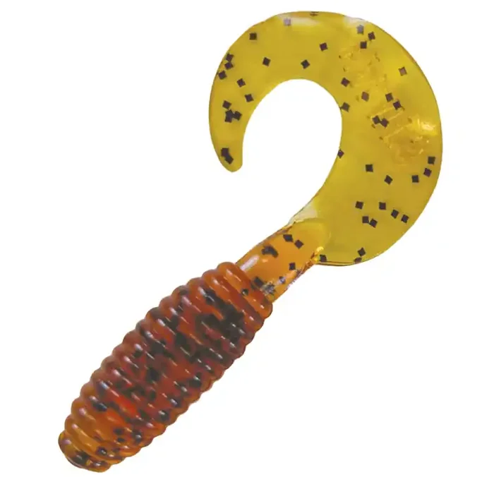 Kalin‘s Lunker Grubs (10 Pack) – 4″ – Pumpkin Salt & Pepper