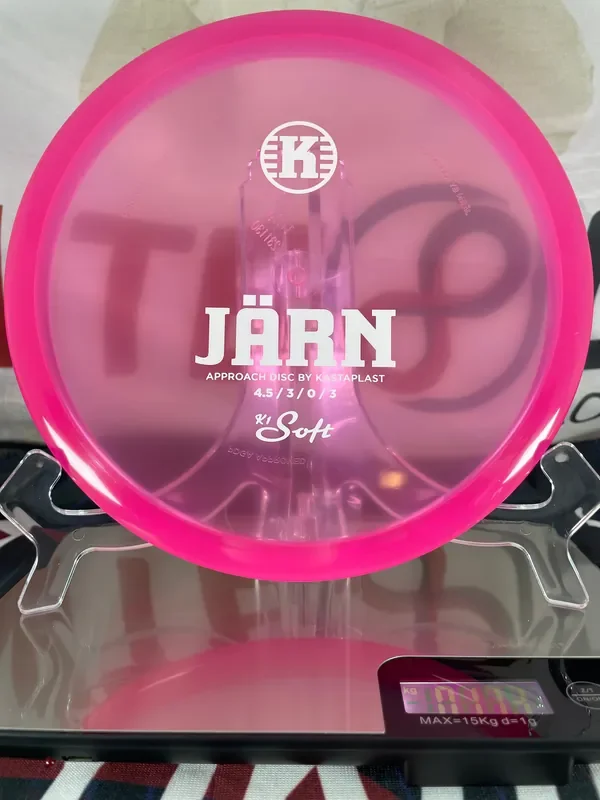 Kastaplast Jarn K1 Soft 172g Pink w/ White Foil Midrange