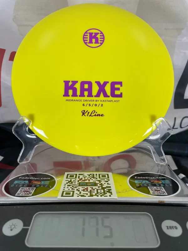 Kastaplast Kaxe K1 175g Yellow w/ Purple Foil Midrange