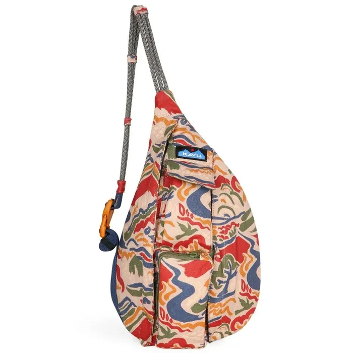 Kavu Mini Rope Bag – Brush Meadow