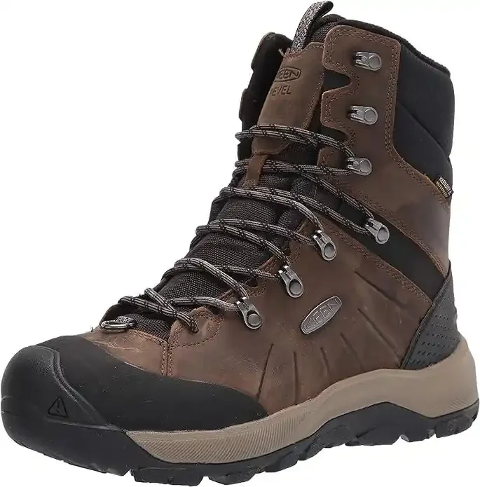Keen Footwear Men‘s Revel IV High Polar Waterproof Boots – Canteen/Black – 11.5