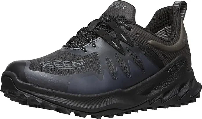 Keen Footwear Men‘s Zionic Waterproof Hiking Shoe – Black/Steel Grey – 12