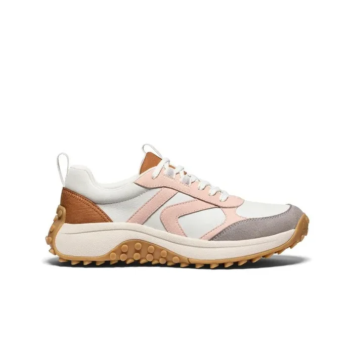 Keen Footwear Women‘s KS86 Leather Sneaker – Maple/Cameo Rose – 11
