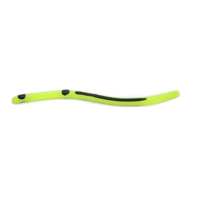 Kelly‘s Striper™ Pre-Rigged Plastic Scented Worm – Chartreuse Black