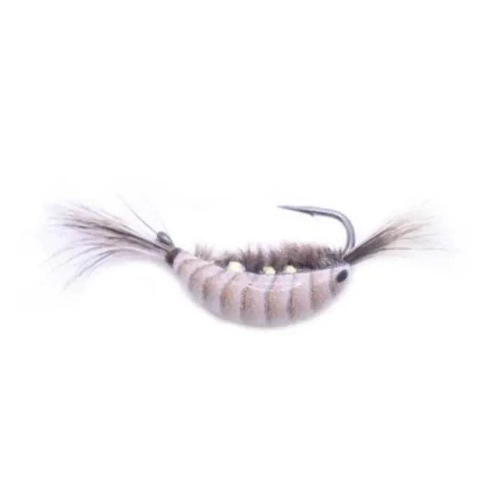 Kenders Tungsten Akua Natural Shrimp Jig – 12 – Cream Brown