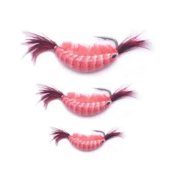 Kenders Tungsten Akua Natural Shrimp Jig – 14 – Red
