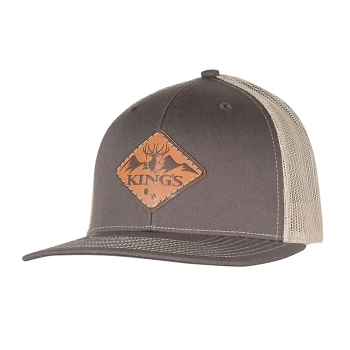 King’s Logo Diamond elk Patch Hat