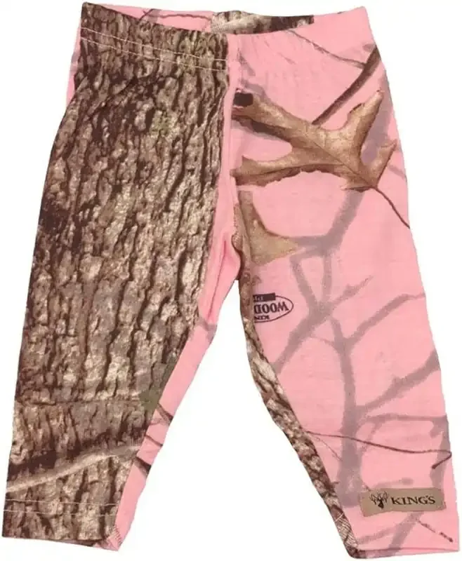 Kings Camo Toddler Woodland Pant – Woodland Pink – 4T