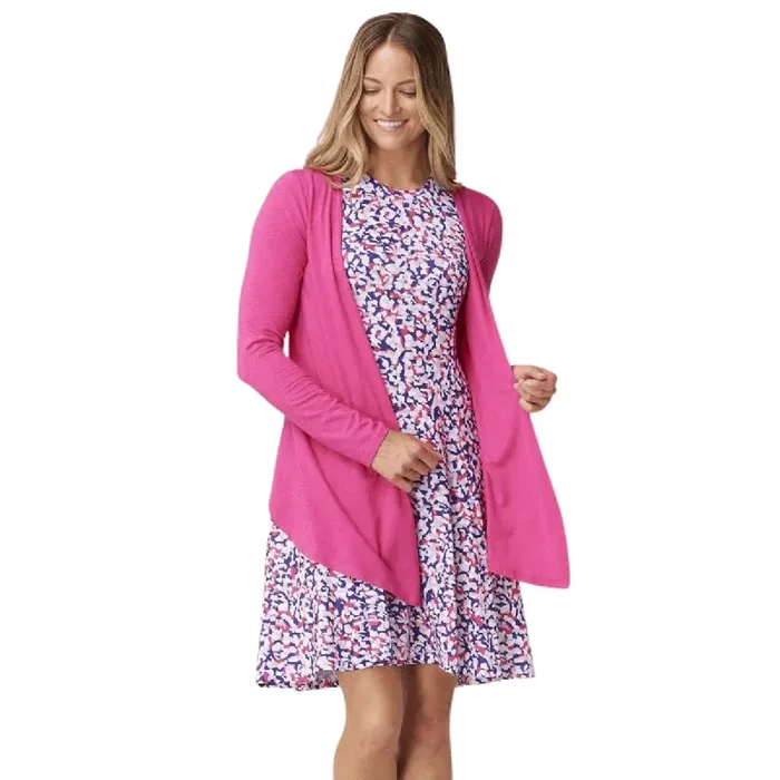 Krimson Klover Women‘s Breezy Cardigan – Flamingo – M