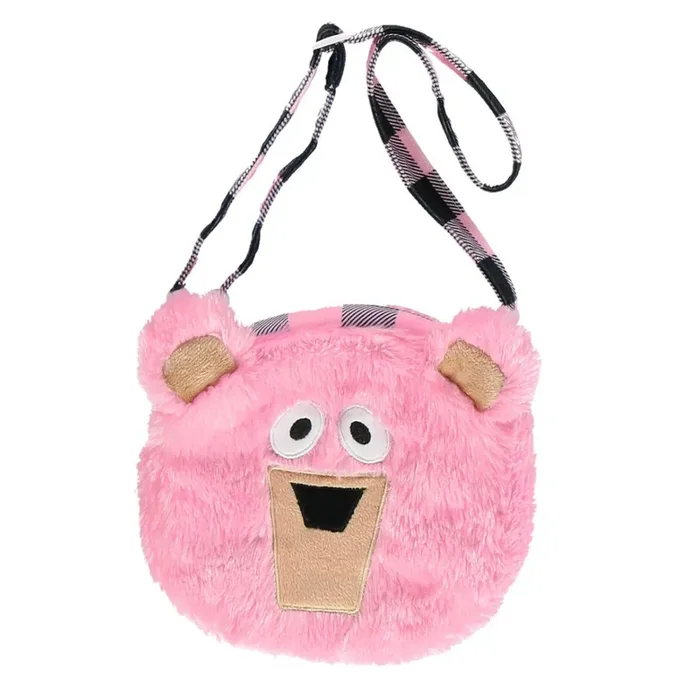 Lazy One Critter Purse – Pink Bear