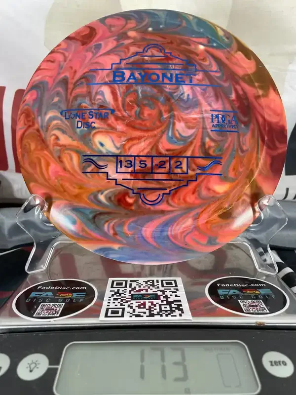 Lone Star Bayonet Bravo 173g Pink Swirl Custom Dye w/ Blue Foil Distance Driver