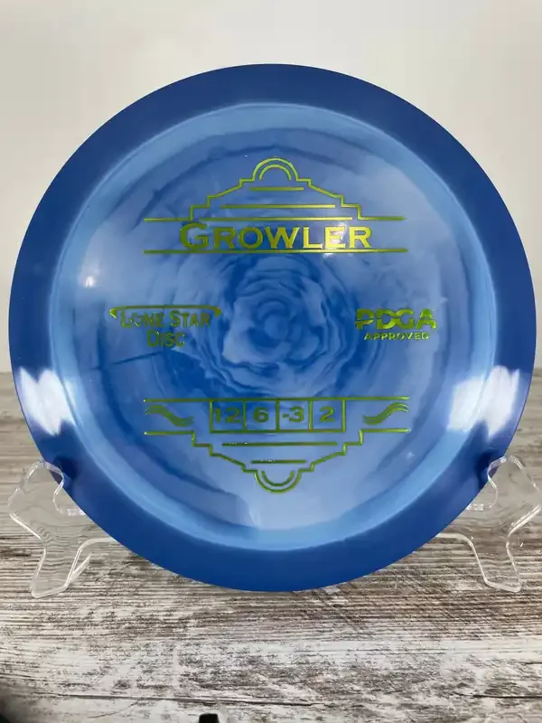 Lone Star Growler Alpha 170g Blue Swirl Distance Driver