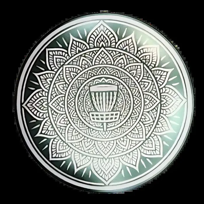 Lotus Basket Mandala – Metal Mini Marker