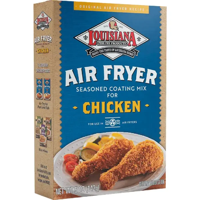 Louisiana Fish Fry Products Air Fryer Coating Mix – 5 oz.