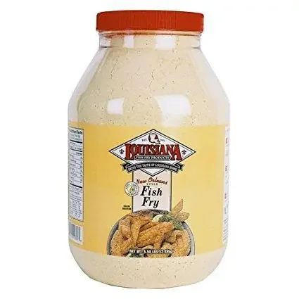 Louisiana Fish Fry Products New Orleans Style Lemon Fish Fry – Gallon 5.50 lbs