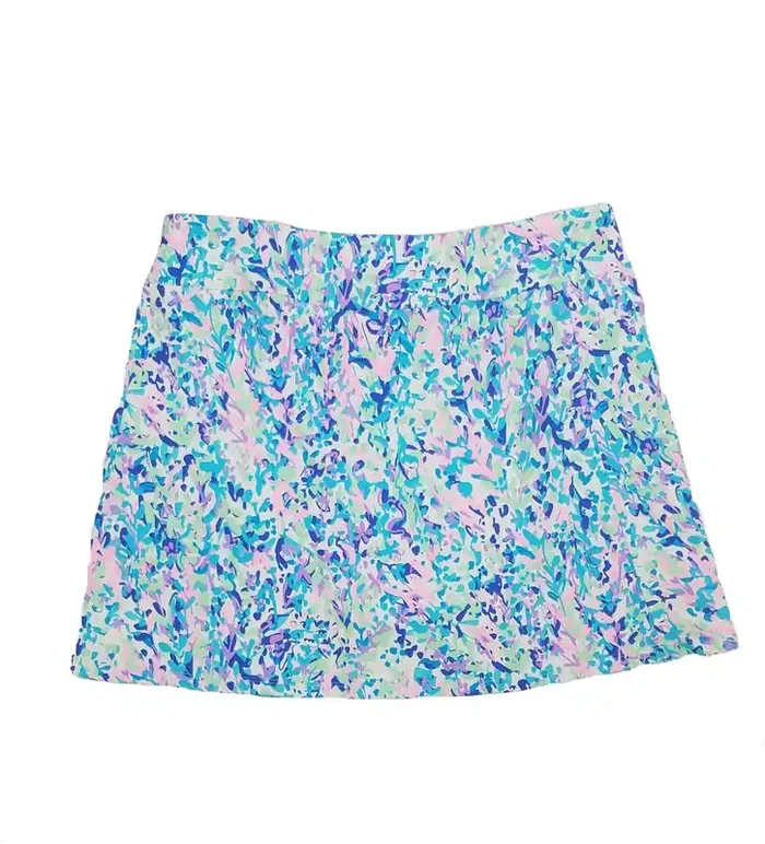 Lulu-B Women‘s Fun Skort – Pastel Vines – S