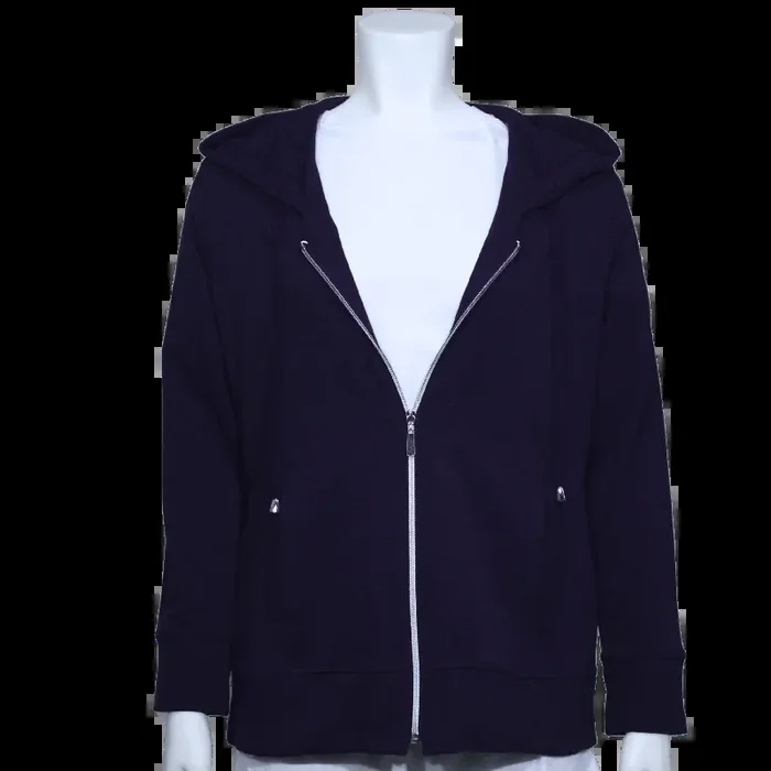 Lulu-B Women‘s Zip Hoodie – Navy – 1X