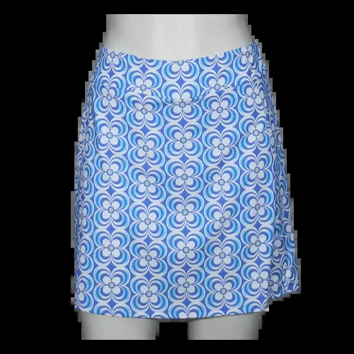 Lulu-B Women‘s Zip Skort – Coastal Bloom – 1X