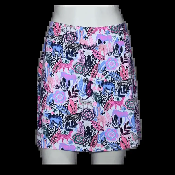Lulu-B Women‘s Zip Skort – Jungle – M