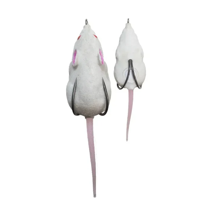 Lunkerhunt Furenzy Mouse – 2-1/2″ – White