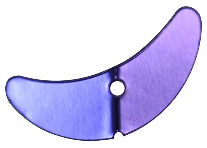 Mack‘s Lures Smile Blades – 1.1″ – Purple Mirror
