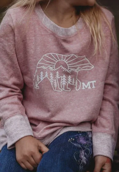 Made of Mountains – Kids’ Sunrise Bear Long Sleeve