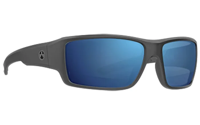 Magpul Industries Ascent Eyewear Polarized Black Frame Bronze Lens Blue Mirror MAG1132-1-001-2020