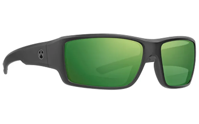 Magpul Industries Ascent Eyewear Polarized Black Frame Violet Lens Green Mirror MAG1132-1-001-4050